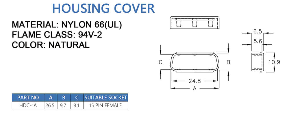 Plug cap HDC-1A